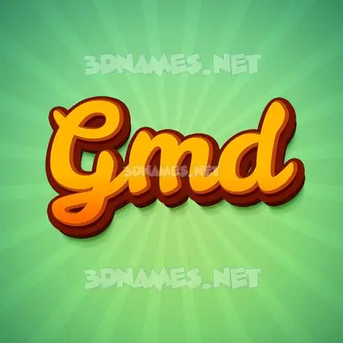 gmd in Green Rays style - 3D name wallpaper gmd in Green Rays style - 3D name wallpaper