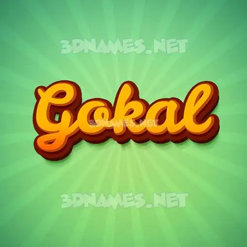 gokal in Green Rays style - 3D name wallpaper gokal in Green Rays style - 3D name wallpaper