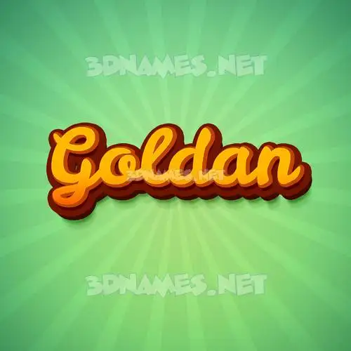 goldan in Green Rays style - 3D name wallpaper goldan in Green Rays style - 3D name wallpaper