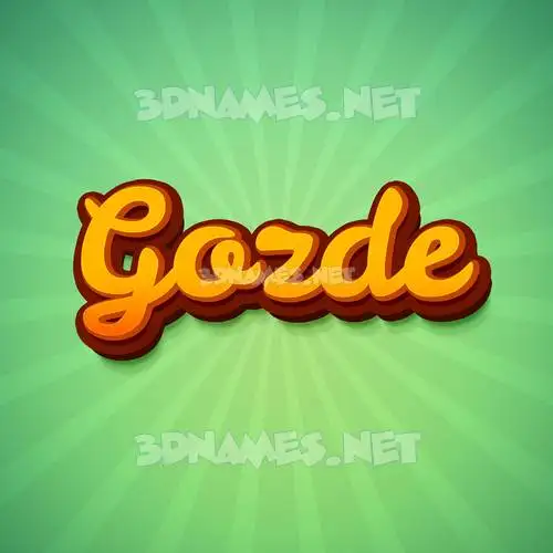 gozde in Green Rays style - 3D name wallpaper gozde in Green Rays style - 3D name wallpaper