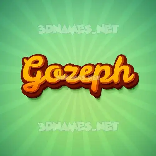 gozeph in Green Rays style - 3D name wallpaper gozeph in Green Rays style - 3D name wallpaper