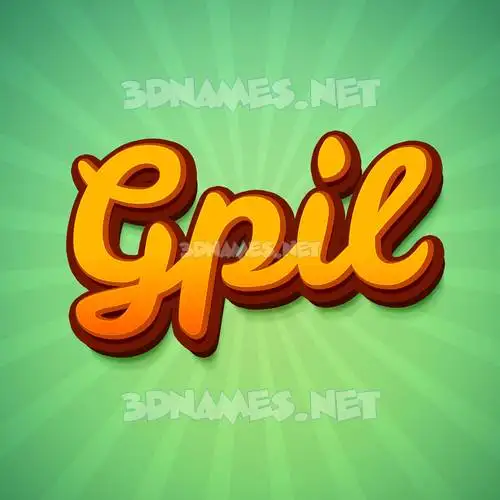 gpil in Green Rays style - 3D name wallpaper gpil in Green Rays style - 3D name wallpaper