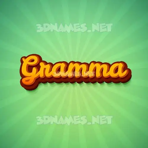 gramma in Green Rays style - 3D name wallpaper gramma in Green Rays style - 3D name wallpaper