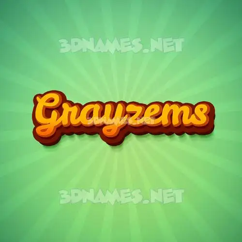 grayzems in Green Rays style - 3D name wallpaper grayzems in Green Rays style - 3D name wallpaper