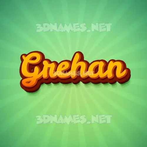 grehan in Green Rays style - 3D name wallpaper grehan in Green Rays style - 3D name wallpaper