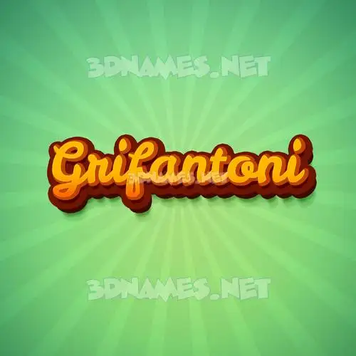 grifantoni in Green Rays style - 3D name wallpaper grifantoni in Green Rays style - 3D name wallpaper