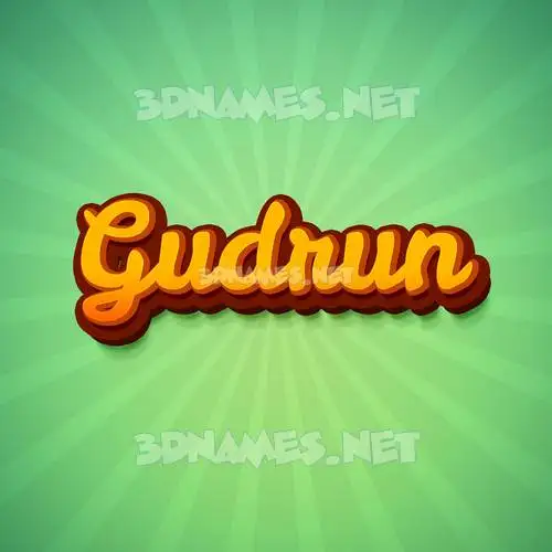 gudrun in Green Rays style - 3D name wallpaper gudrun in Green Rays style - 3D name wallpaper