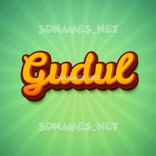 gudul in Green Rays style - 3D name wallpaper gudul in Green Rays style - 3D name wallpaper