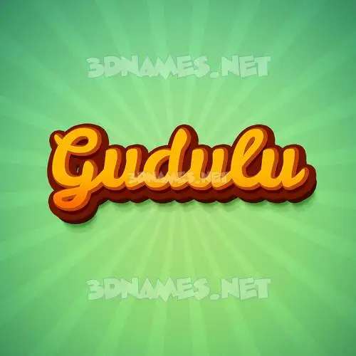 gudulu in Green Rays style - 3D name wallpaper gudulu in Green Rays style - 3D name wallpaper