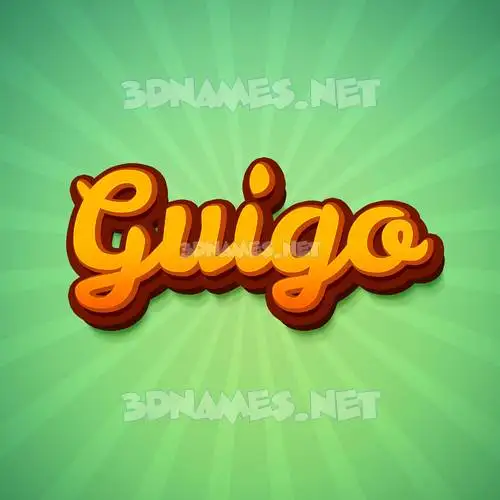 guigo in Green Rays style - 3D name wallpaper guigo in Green Rays style - 3D name wallpaper