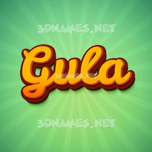 gula in Green Rays style - 3D name wallpaper gula in Green Rays style - 3D name wallpaper