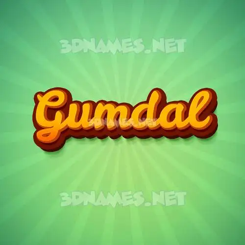 gumdal in Green Rays style - 3D name wallpaper gumdal in Green Rays style - 3D name wallpaper