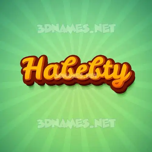 habebty in Green Rays style - 3D name wallpaper habebty in Green Rays style - 3D name wallpaper