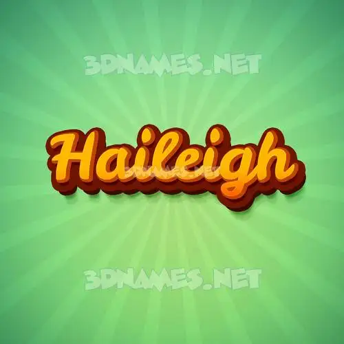 haileigh in Green Rays style - 3D name wallpaper haileigh in Green Rays style - 3D name wallpaper