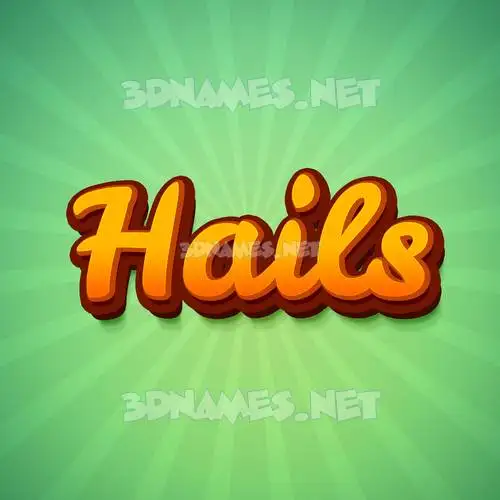hails in Green Rays style - 3D name wallpaper hails in Green Rays style - 3D name wallpaper
