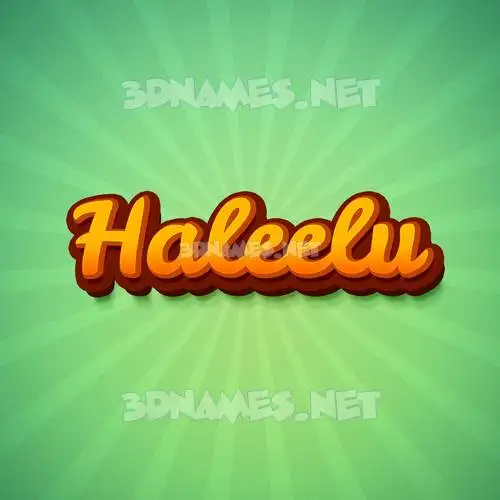haleelu in Green Rays style - 3D name wallpaper haleelu in Green Rays style - 3D name wallpaper