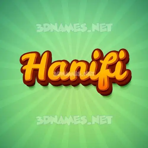 hanifi in Green Rays style - 3D name wallpaper hanifi in Green Rays style - 3D name wallpaper