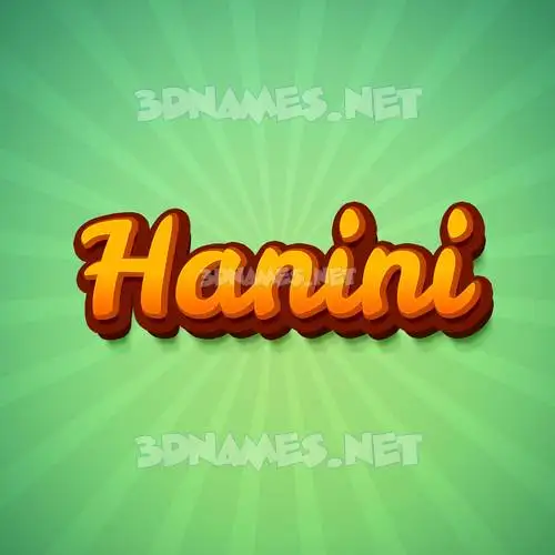 hanini in Green Rays style - 3D name wallpaper hanini in Green Rays style - 3D name wallpaper