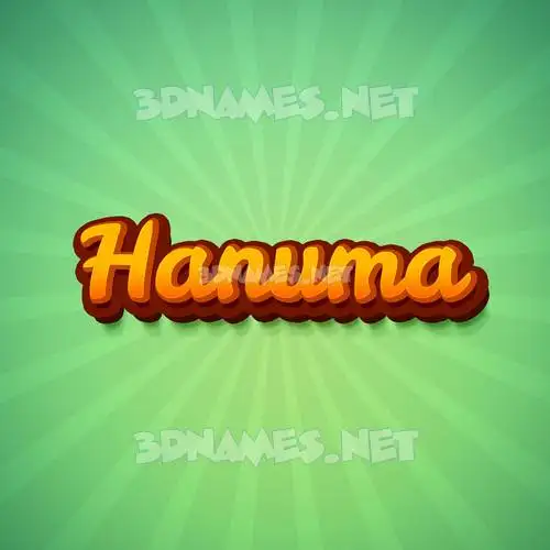 hanuma in Green Rays style - 3D name wallpaper hanuma in Green Rays style - 3D name wallpaper