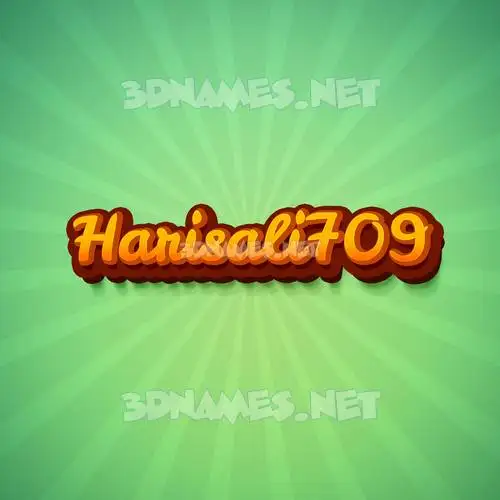 harisali709 in Green Rays style - 3D name wallpaper harisali709 in Green Rays style - 3D name wallpaper
