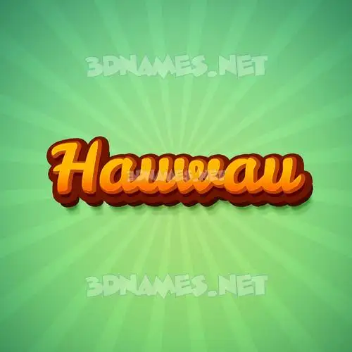 hauwau in Green Rays style - 3D name wallpaper hauwau in Green Rays style - 3D name wallpaper