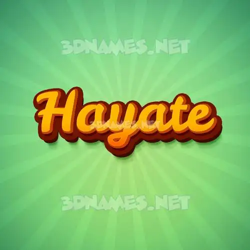 hayate in Green Rays style - 3D name wallpaper hayate in Green Rays style - 3D name wallpaper