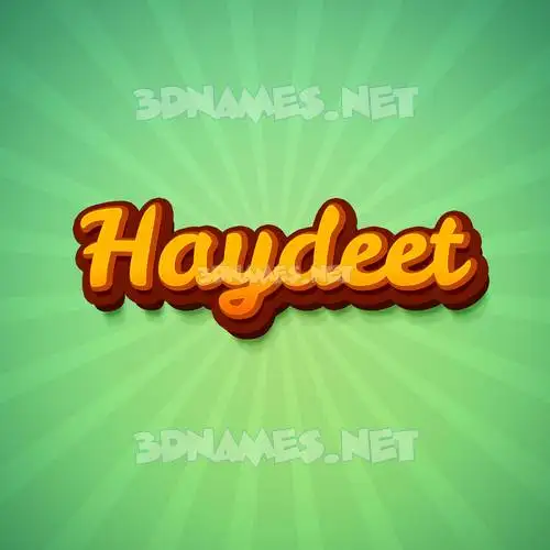 haydeet in Green Rays style - 3D name wallpaper haydeet in Green Rays style - 3D name wallpaper