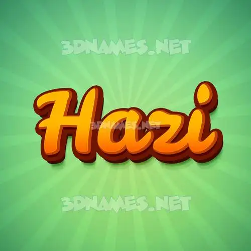 hazi in Green Rays style - 3D name wallpaper hazi in Green Rays style - 3D name wallpaper