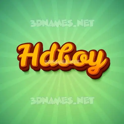 hdboy in Green Rays style - 3D name wallpaper hdboy in Green Rays style - 3D name wallpaper
