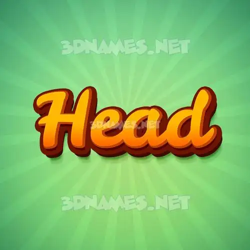 head in Green Rays style - 3D name wallpaper head in Green Rays style - 3D name wallpaper
