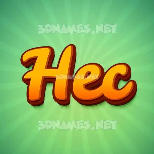 hec in Green Rays style - 3D name wallpaper hec in Green Rays style - 3D name wallpaper