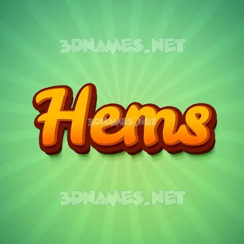 hems in Green Rays style - 3D name wallpaper hems in Green Rays style - 3D name wallpaper