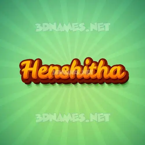 henshitha in Green Rays style - 3D name wallpaper henshitha in Green Rays style - 3D name wallpaper