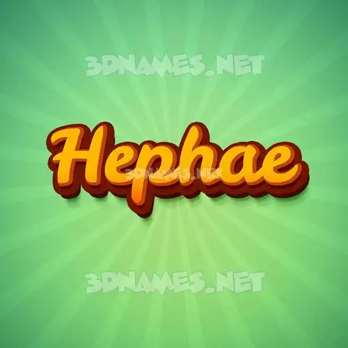 hephae in Green Rays style - 3D name wallpaper hephae in Green Rays style - 3D name wallpaper