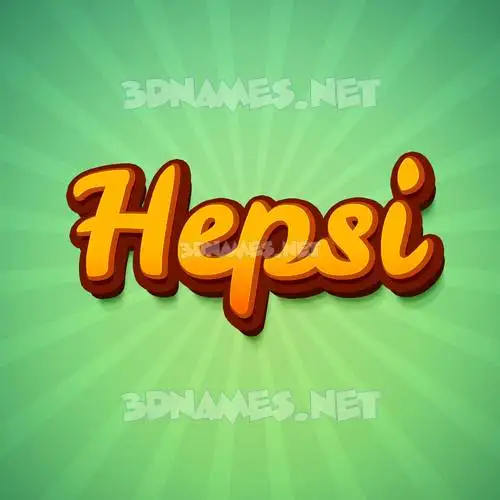 hepsi in Green Rays style - 3D name wallpaper hepsi in Green Rays style - 3D name wallpaper
