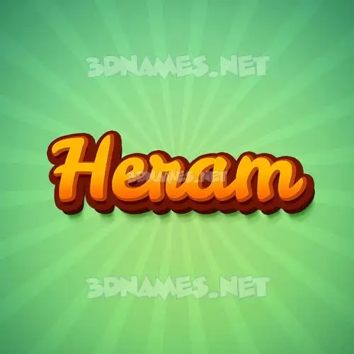 heram in Green Rays style - 3D name wallpaper heram in Green Rays style - 3D name wallpaper