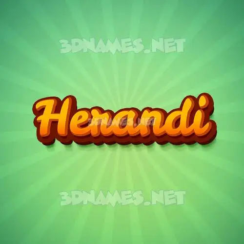 herandi in Green Rays style - 3D name wallpaper herandi in Green Rays style - 3D name wallpaper