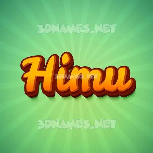 himu in Green Rays style - 3D name wallpaper himu in Green Rays style - 3D name wallpaper