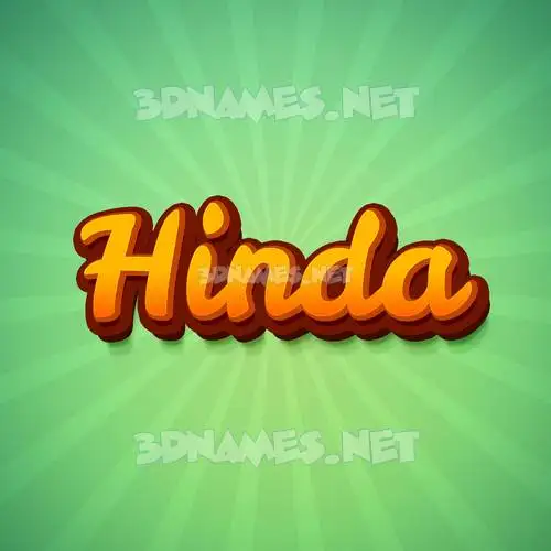 hinda in Green Rays style - 3D name wallpaper hinda in Green Rays style - 3D name wallpaper