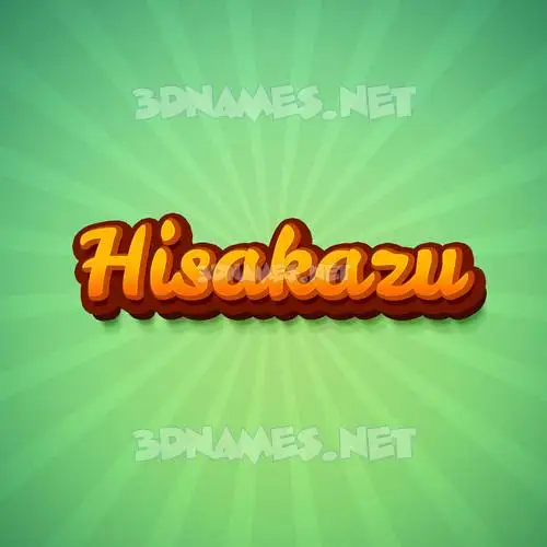 hisakazu in Green Rays style - 3D name wallpaper hisakazu in Green Rays style - 3D name wallpaper