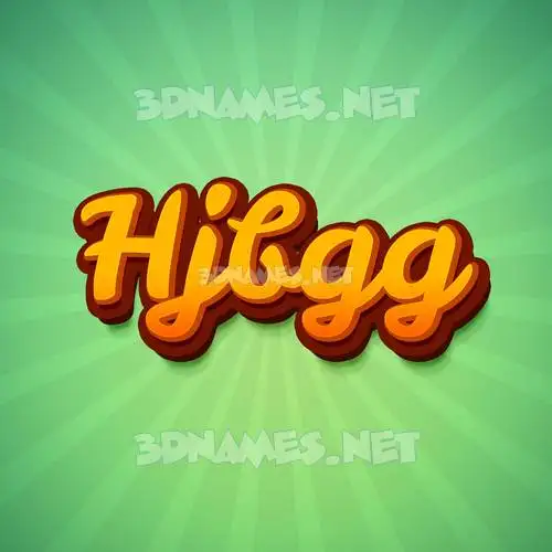 hjbgg in Green Rays style - 3D name wallpaper hjbgg in Green Rays style - 3D name wallpaper