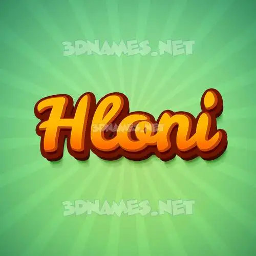 hloni in Green Rays style - 3D name wallpaper hloni in Green Rays style - 3D name wallpaper