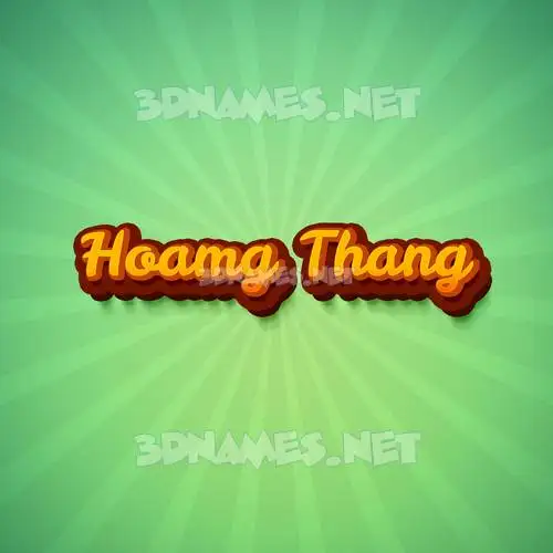 hoamg thang in Green Rays style - 3D name wallpaper hoamg thang in Green Rays style - 3D name wallpaper