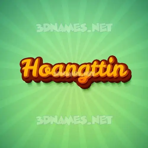 hoangttin in Green Rays style - 3D name wallpaper hoangttin in Green Rays style - 3D name wallpaper