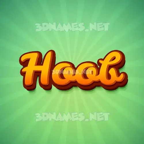 hoob in Green Rays style - 3D name wallpaper hoob in Green Rays style - 3D name wallpaper