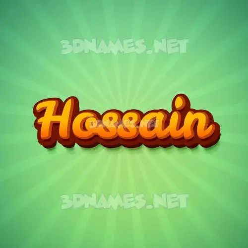 hossain in Green Rays style - 3D name wallpaper hossain in Green Rays style - 3D name wallpaper