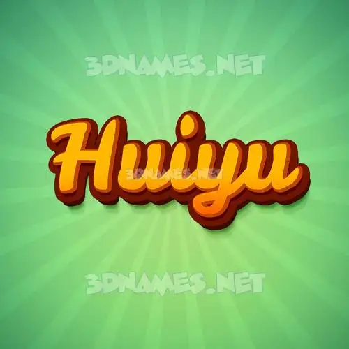 huiyu in Green Rays style - 3D name wallpaper huiyu in Green Rays style - 3D name wallpaper