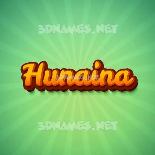 hunaina in Green Rays style - 3D name wallpaper hunaina in Green Rays style - 3D name wallpaper