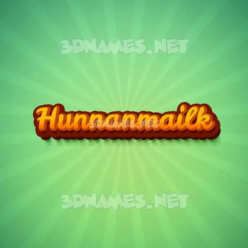 hunnanmailk in Green Rays style - 3D name wallpaper hunnanmailk in Green Rays style - 3D name wallpaper