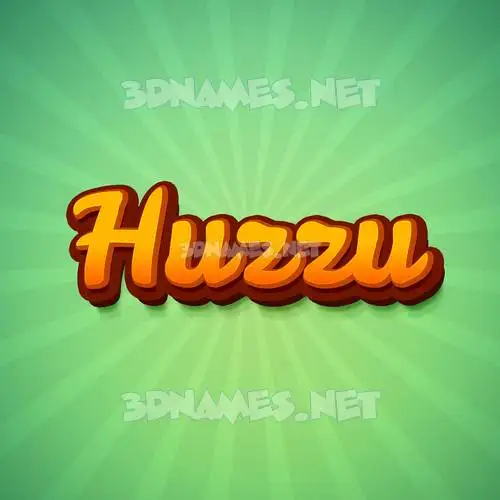 huzzu in Green Rays style - 3D name wallpaper huzzu in Green Rays style - 3D name wallpaper